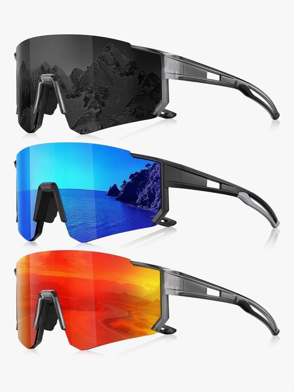 HD Polarized Sports Sunglasses - Multiple colors  request  availability. Unisex